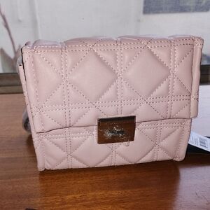 Kendall & Kylie Pink Quilted Crossbody Bag